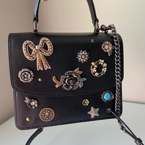 💕 Coach Parker Top Handle with Vintage Jewelry 💕